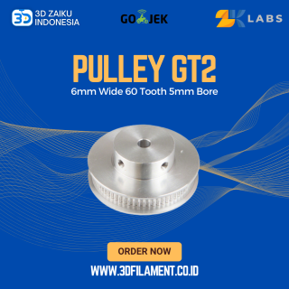 ZKLabs Pulley GT2 6mm Wide 60 Tooth 5mm Bore